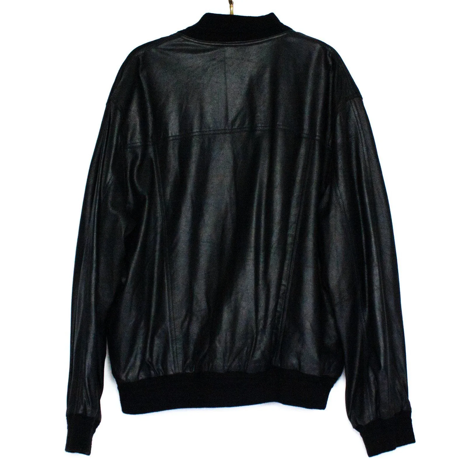 Supper Soft Leather Bomber Style Jacket SIZE XXL