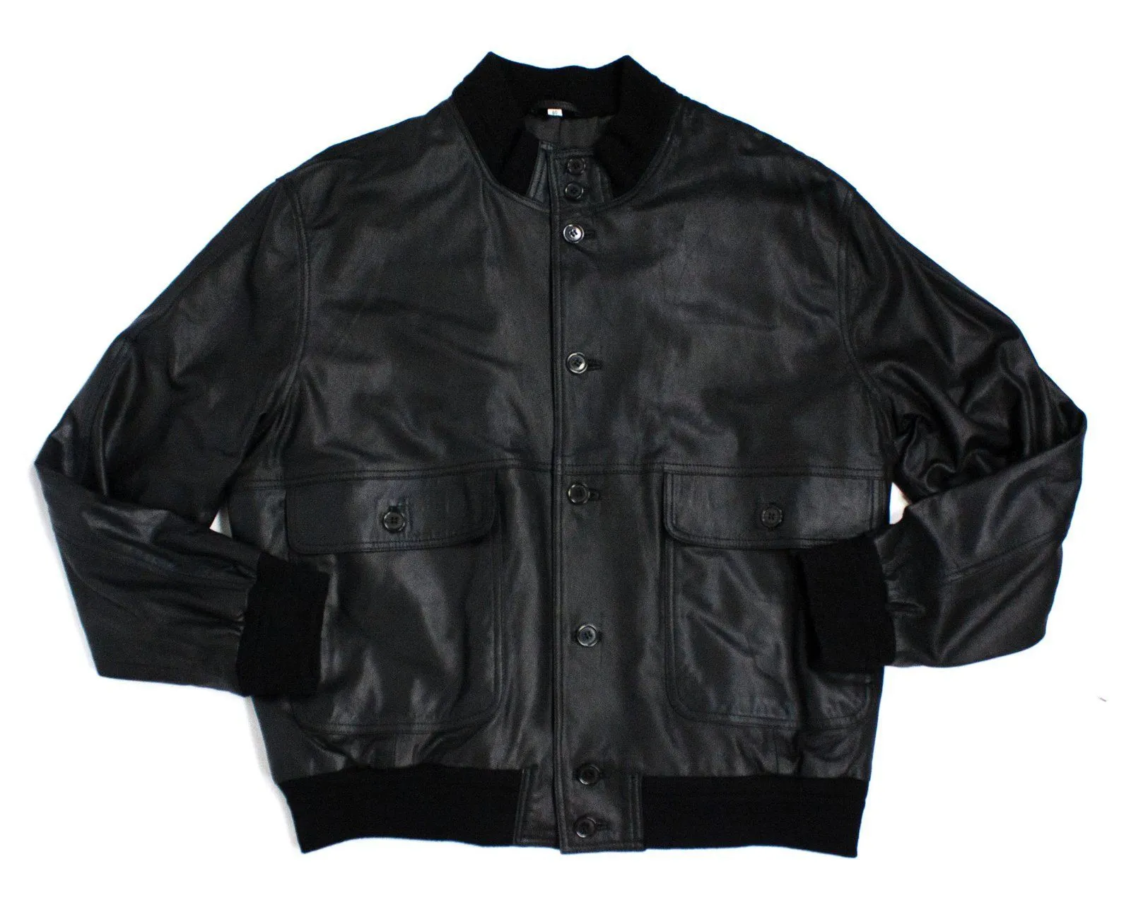 Supper Soft Leather Bomber Style Jacket SIZE XXL