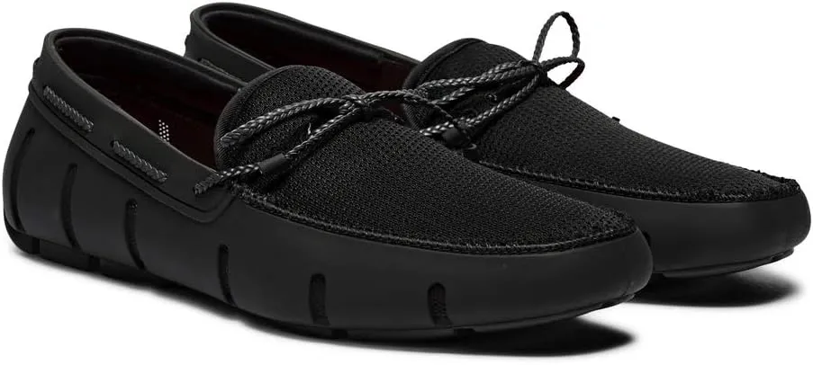 SWIMS Mens Loafers, Braided Lace Casual Slip-Ons Shoes, Fashion Shoe for Beach