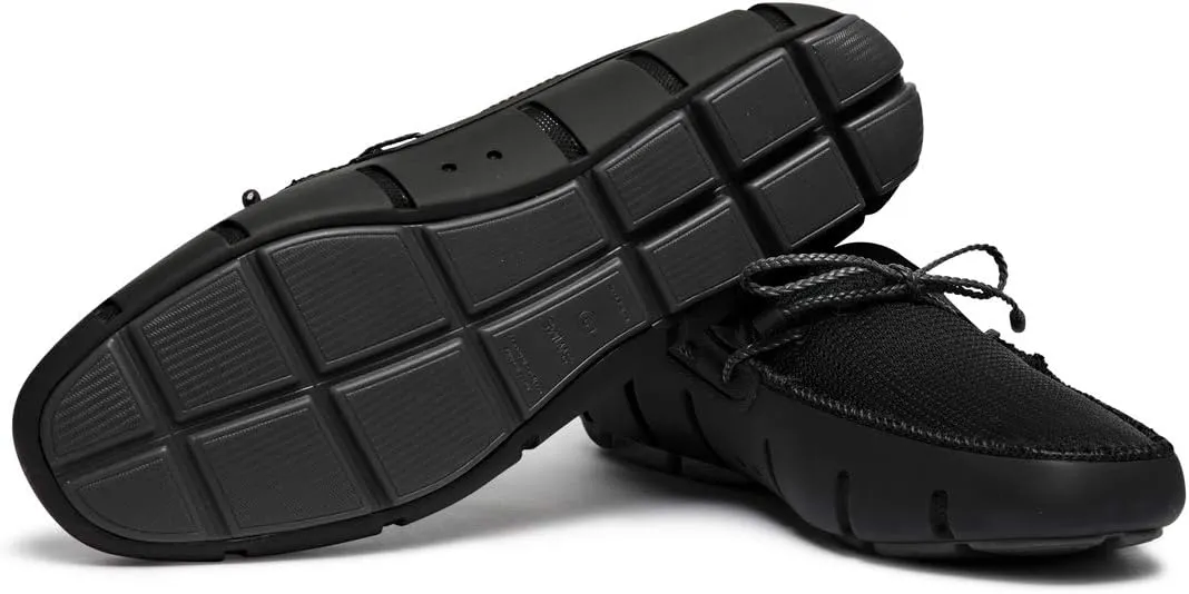 SWIMS Mens Loafers, Braided Lace Casual Slip-Ons Shoes, Fashion Shoe for Beach