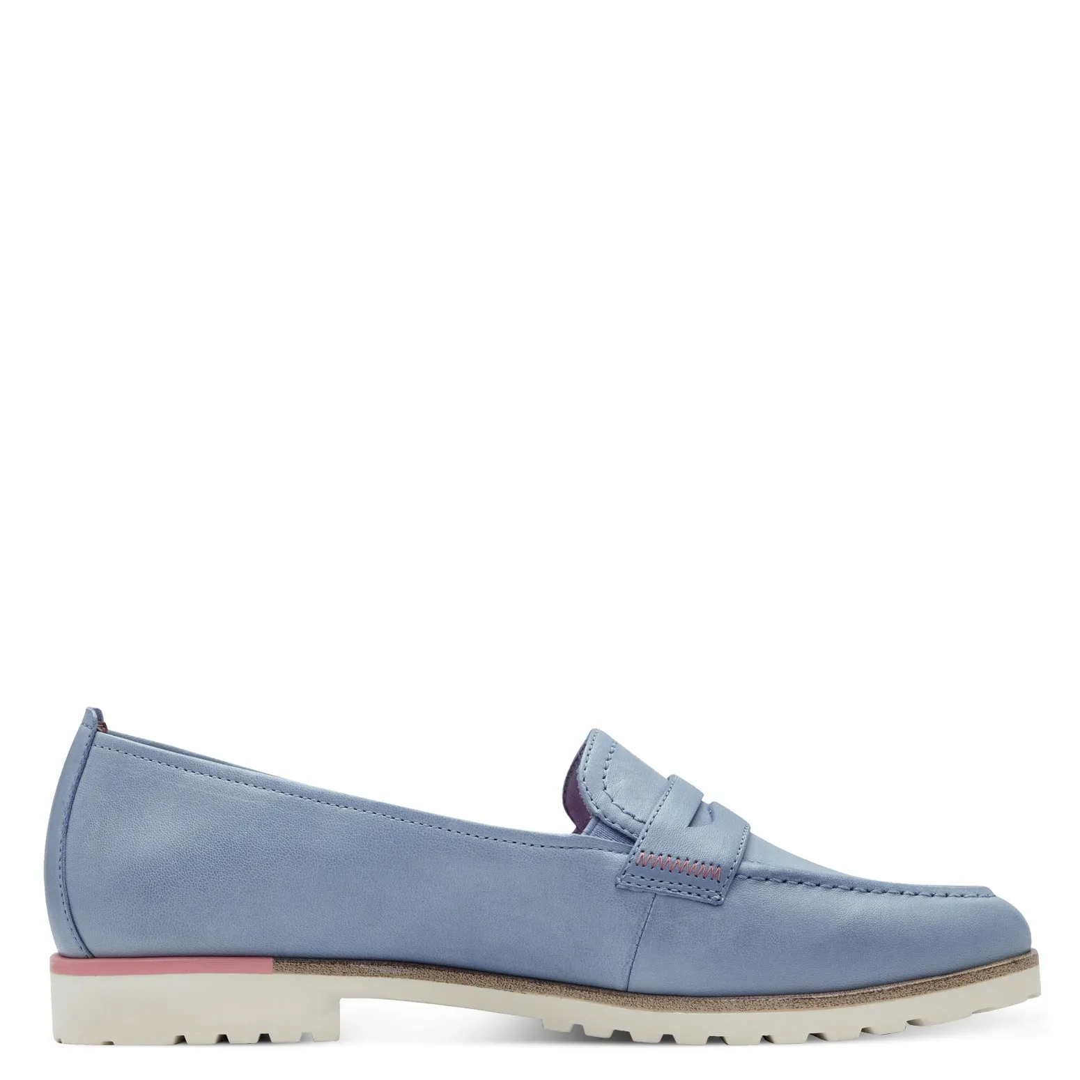 TAMARIS - 24228-880 FLAT LOAFER - LIGHT BLUE