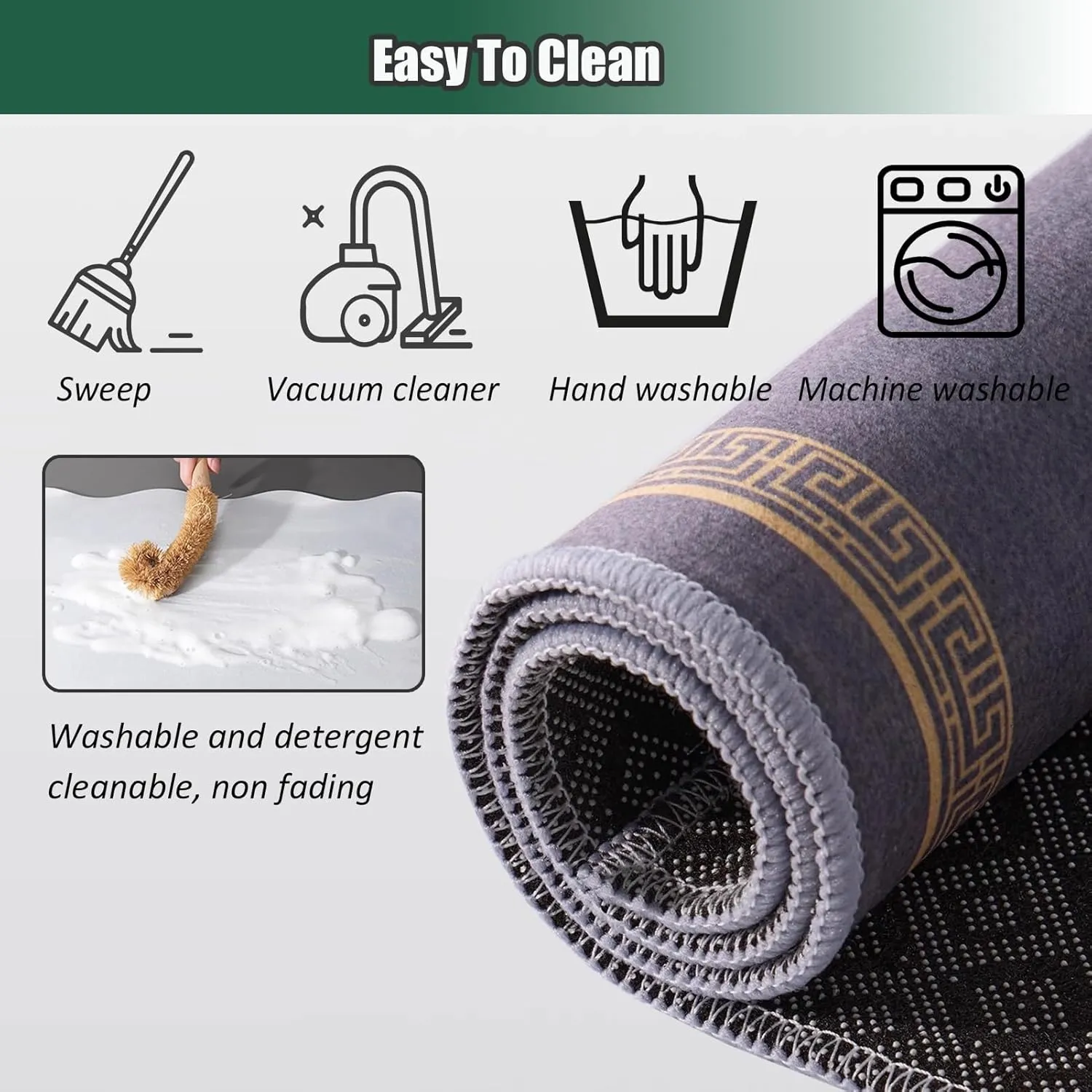 Thick Anti Slip Mahjong Mat for Family Party Games, Silent Noise Reduction Table Cover with Carrying Bag, Easy to Clean(Red 2,85 cm/33.46 in)