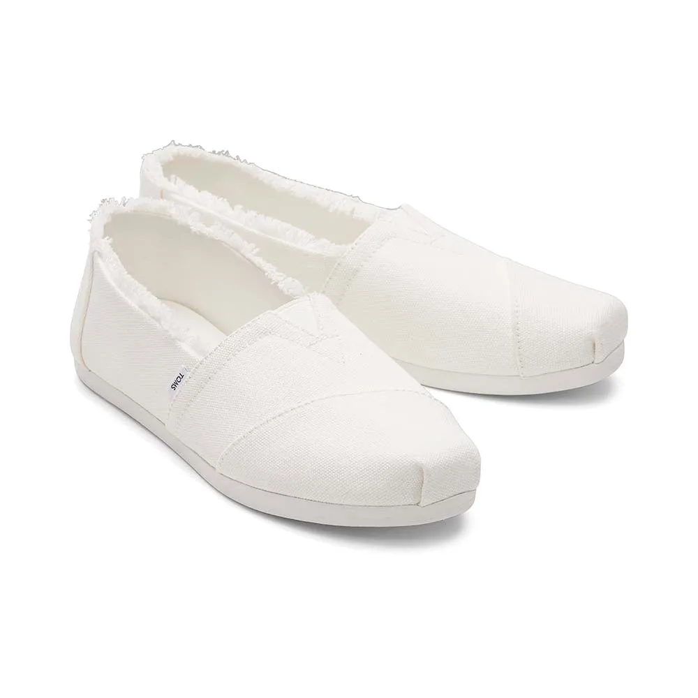 Toms Alpargata Women's Slip On - White Canvas