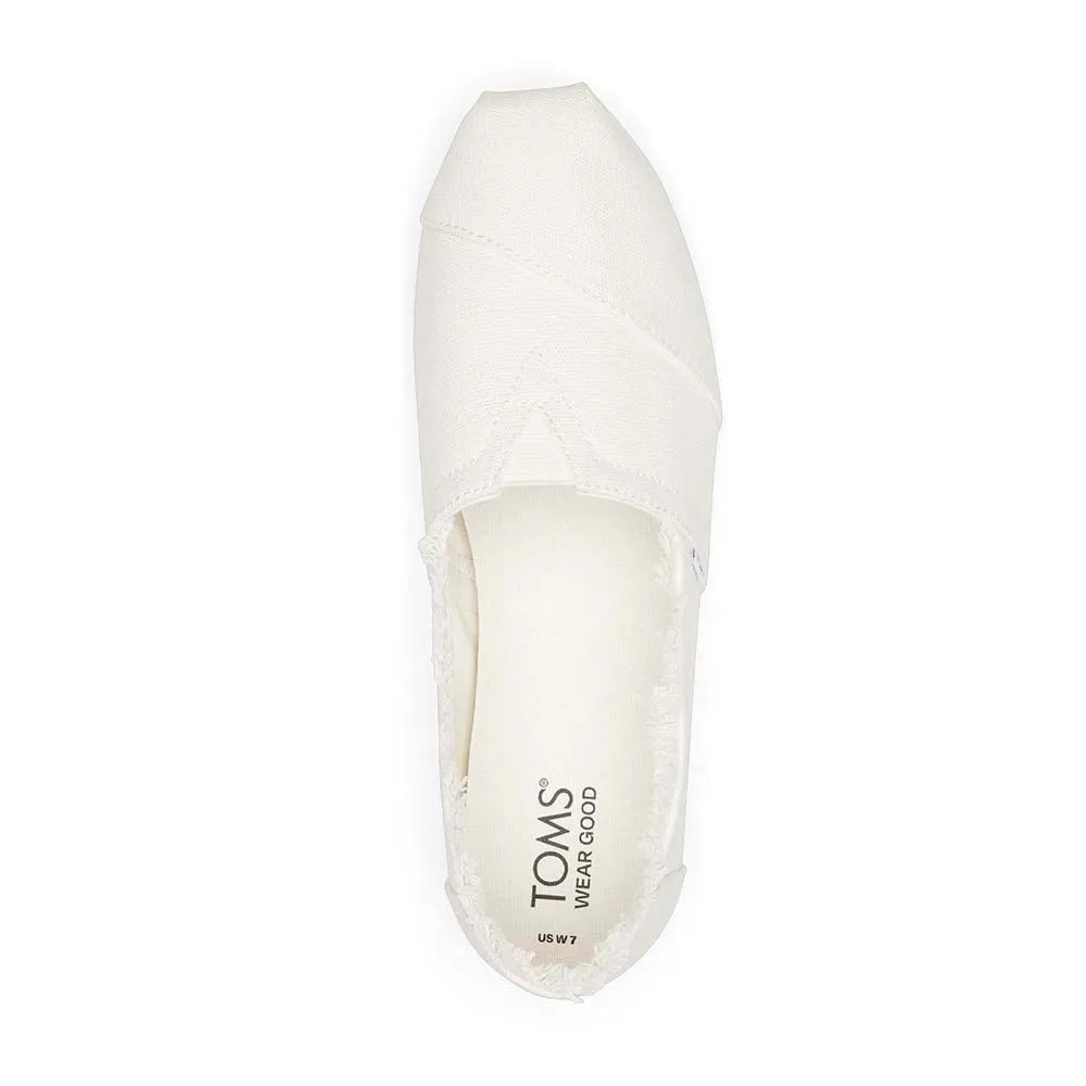 Toms Alpargata Women's Slip On - White Canvas