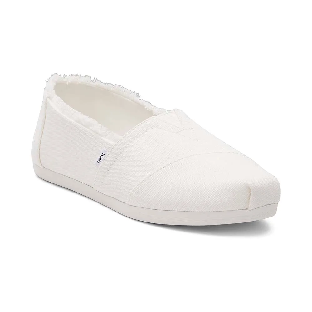 Toms Alpargata Women's Slip On - White Canvas