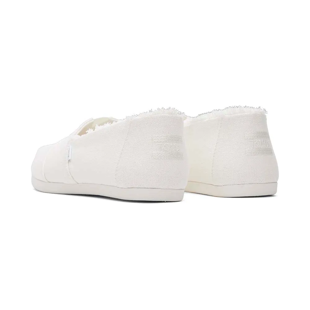Toms Alpargata Women's Slip On - White Canvas