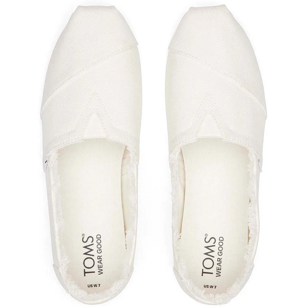 Toms Alpargata Women's Slip On - White Canvas