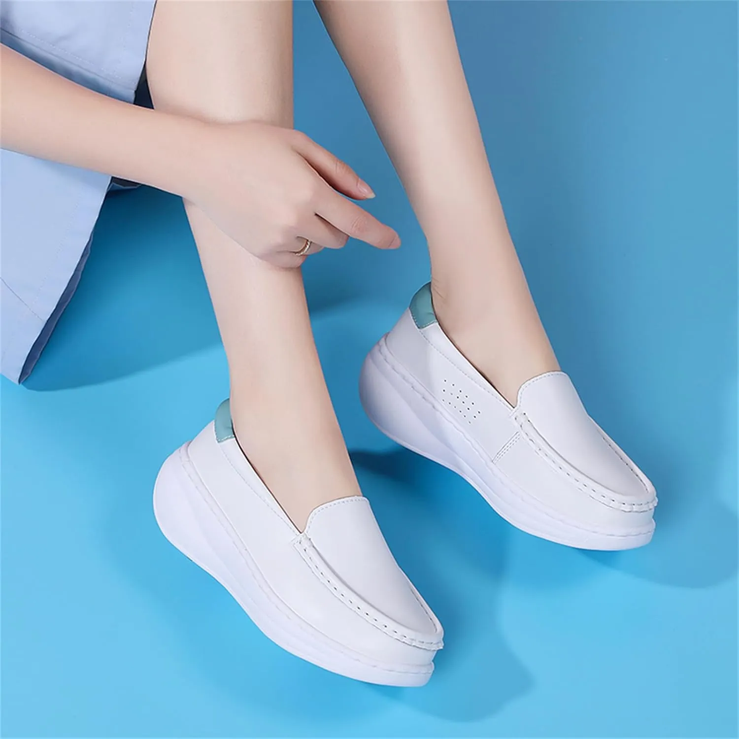 Touchmosees Air Cushion Nurse Sneakers Orthopedic Diabetic Walking Wedge Sneaker Platform Breathable Sneakers
