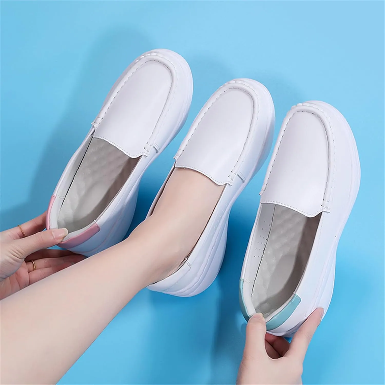 Touchmosees Air Cushion Nurse Sneakers Orthopedic Diabetic Walking Wedge Sneaker Platform Breathable Sneakers