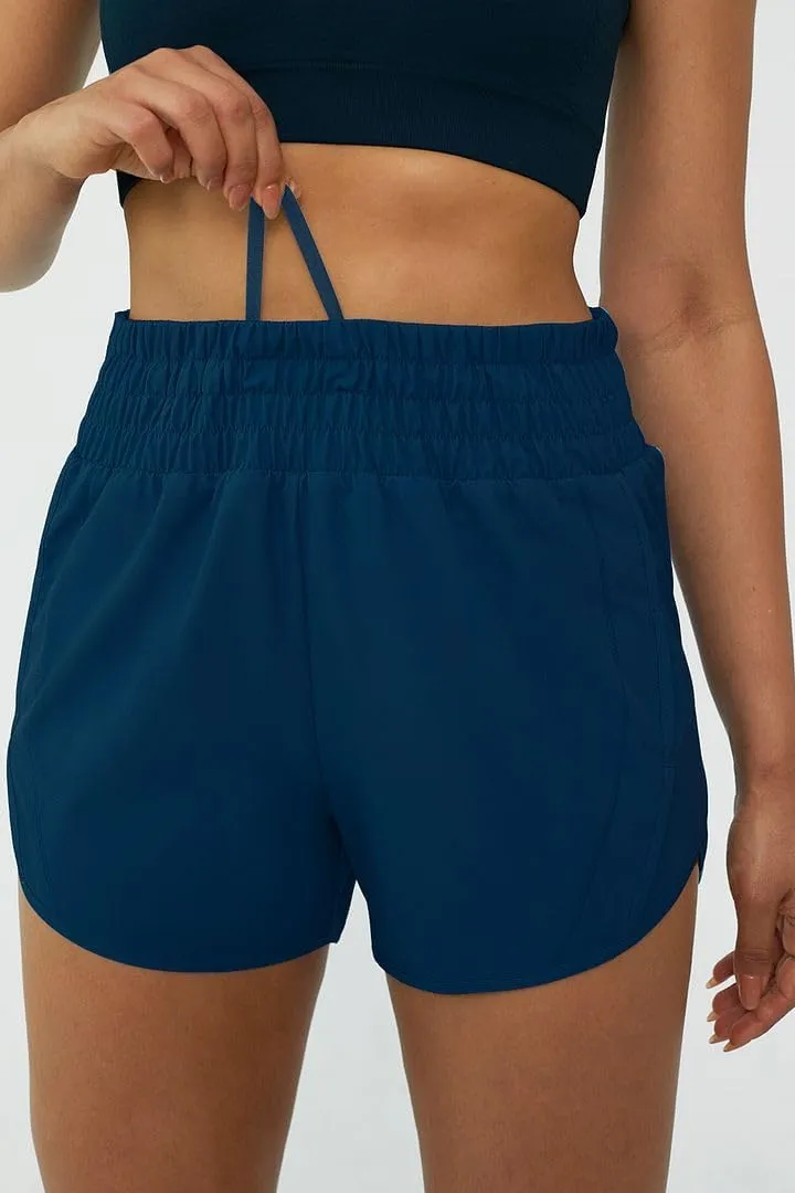 Tough Mode Shorts for Women, Women's Athletic Shorts, High Waisted Running Shorts Pockets Sporty Shorts Gym Elastic Workout