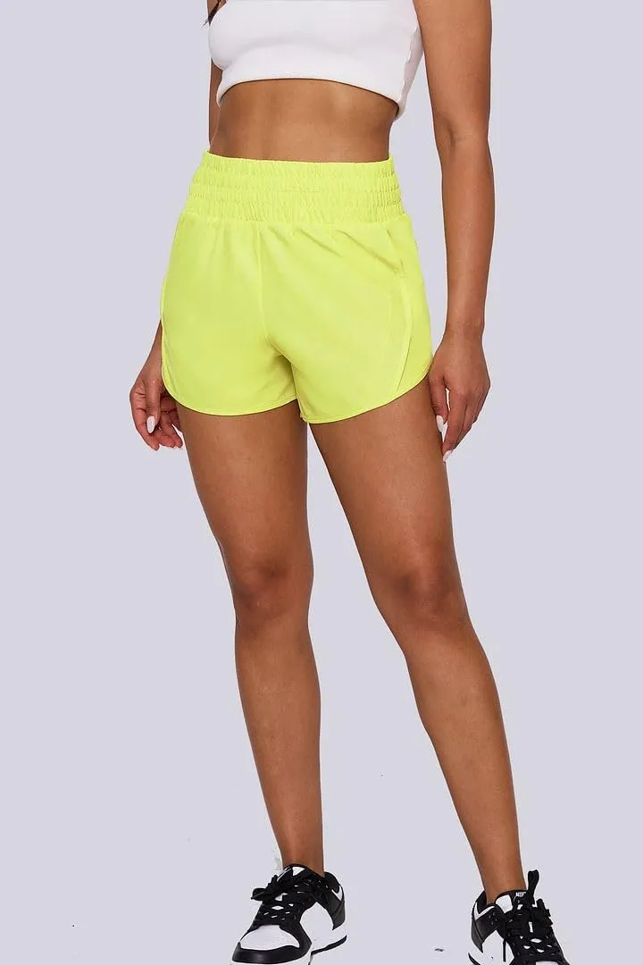 Tough Mode Shorts for Women, Women's Athletic Shorts, High Waisted Running Shorts Pockets Sporty Shorts Gym Elastic Workout