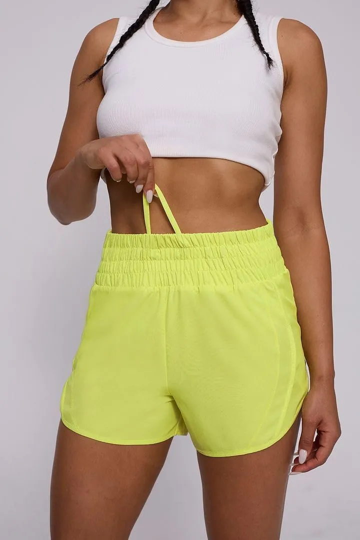 Tough Mode Shorts for Women, Women's Athletic Shorts, High Waisted Running Shorts Pockets Sporty Shorts Gym Elastic Workout