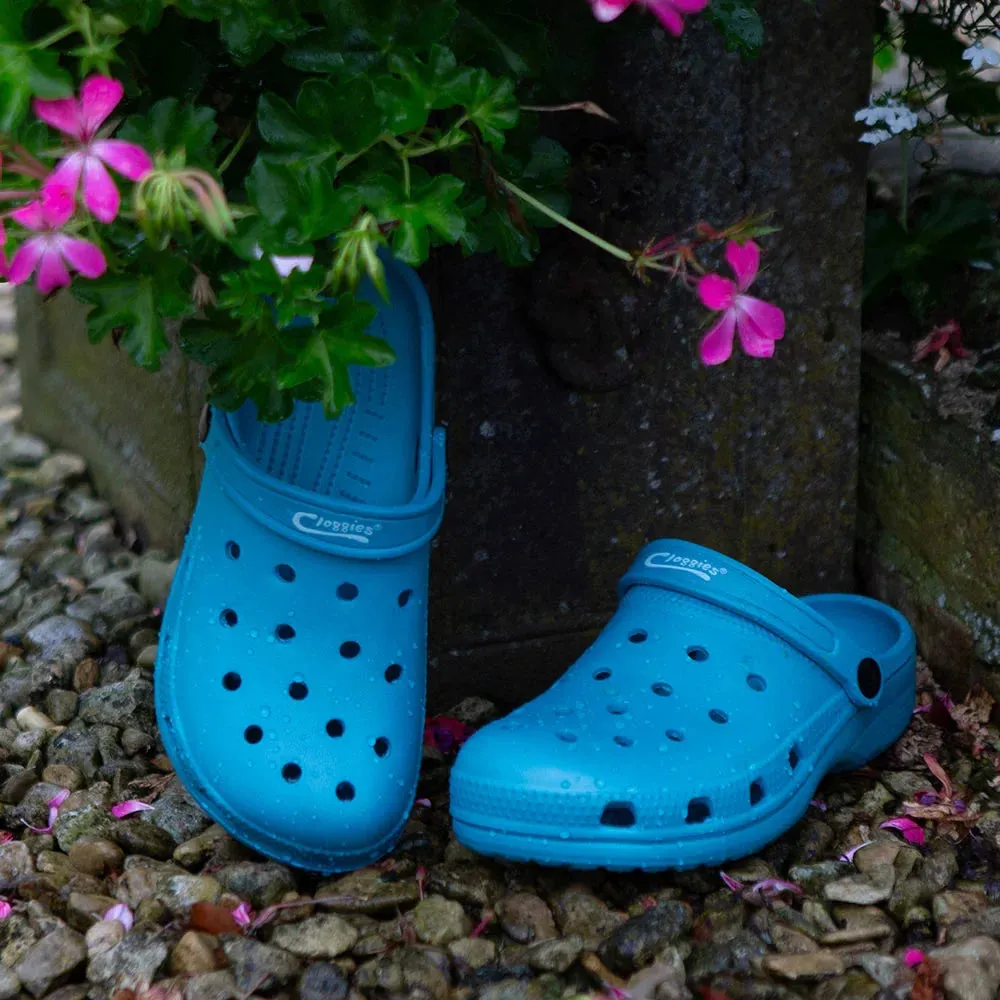Town & Country Casual Cloggies - Teal
