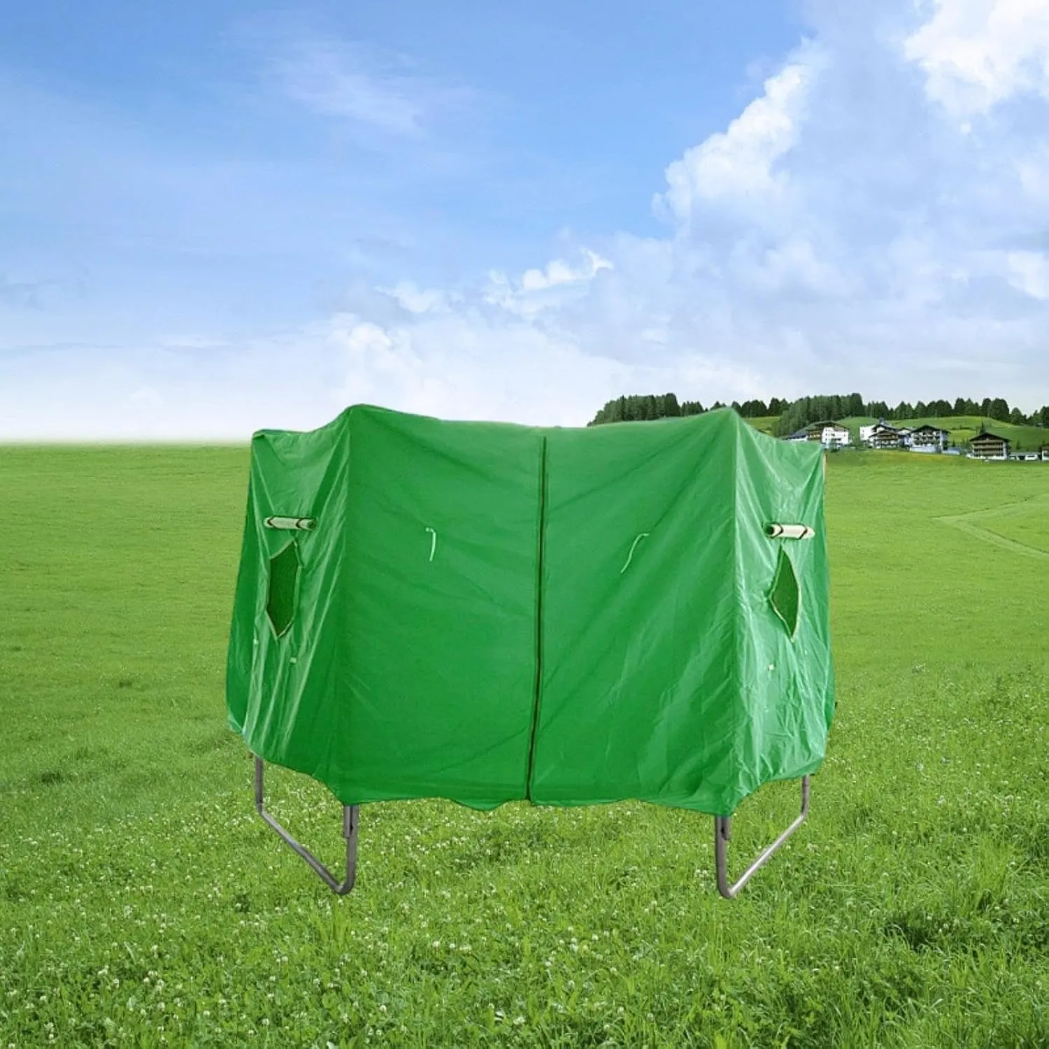 Trampoline Tent Cover Canopy Easy to Install Shade Protect from Sun Accessory Premium Oxford Cloth for Backyard