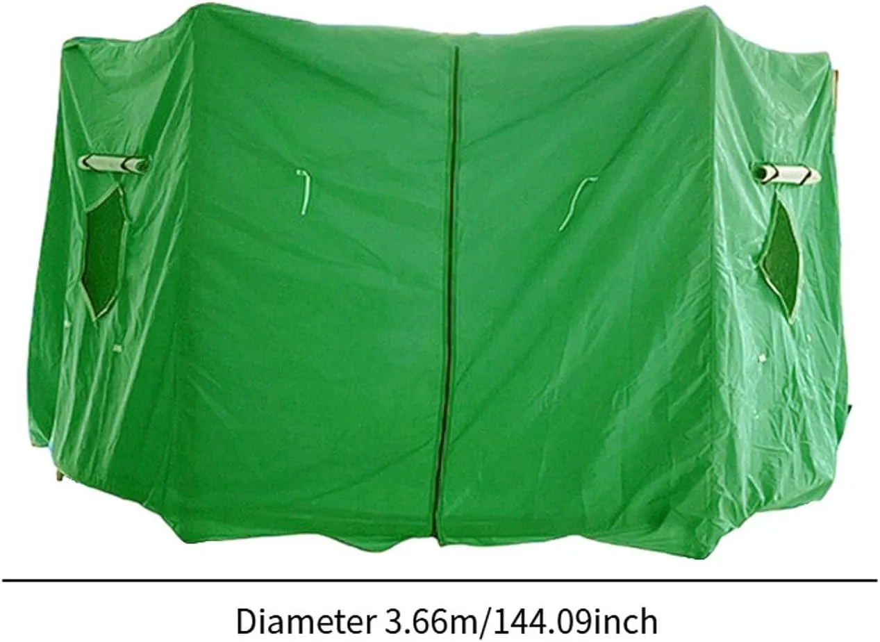 Trampoline Tent Cover Canopy Easy to Install Shade Protect from Sun Accessory Premium Oxford Cloth for Backyard