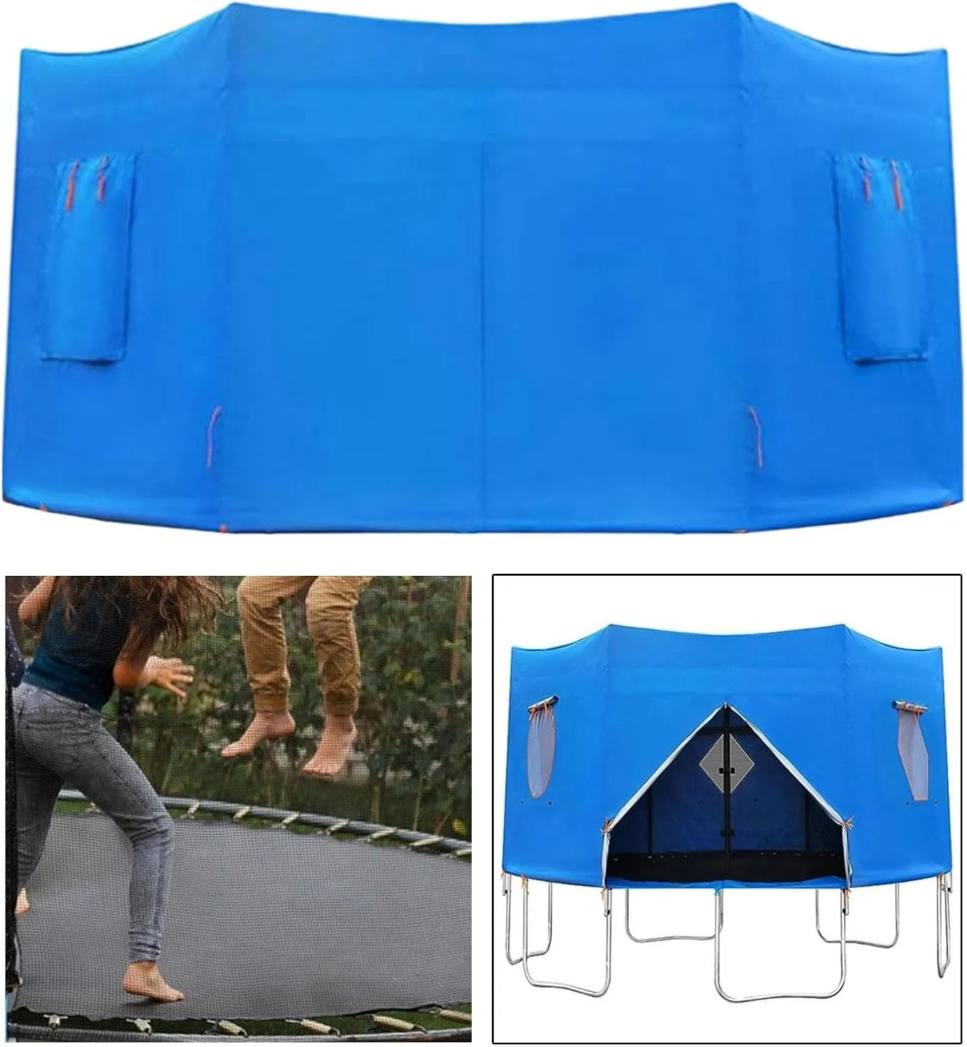 Trampoline Tent Cover for Kids Waterproof for Sun Rain or Snow Camping Foldable Trampoline Accessories Trampoline Canopy