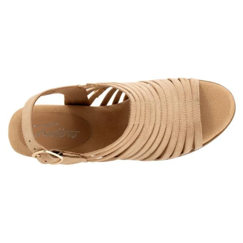 Trotters Midge Beige Suede Sandal (Women's)