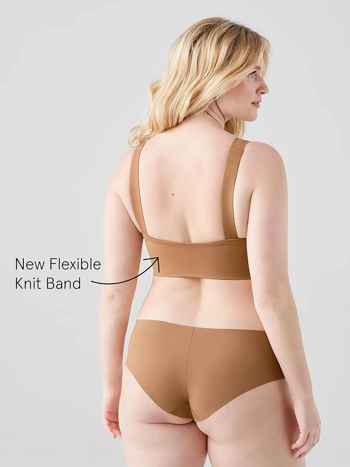 True & Co Women's True Body Lift V Neck Bra with Soft Form Band
