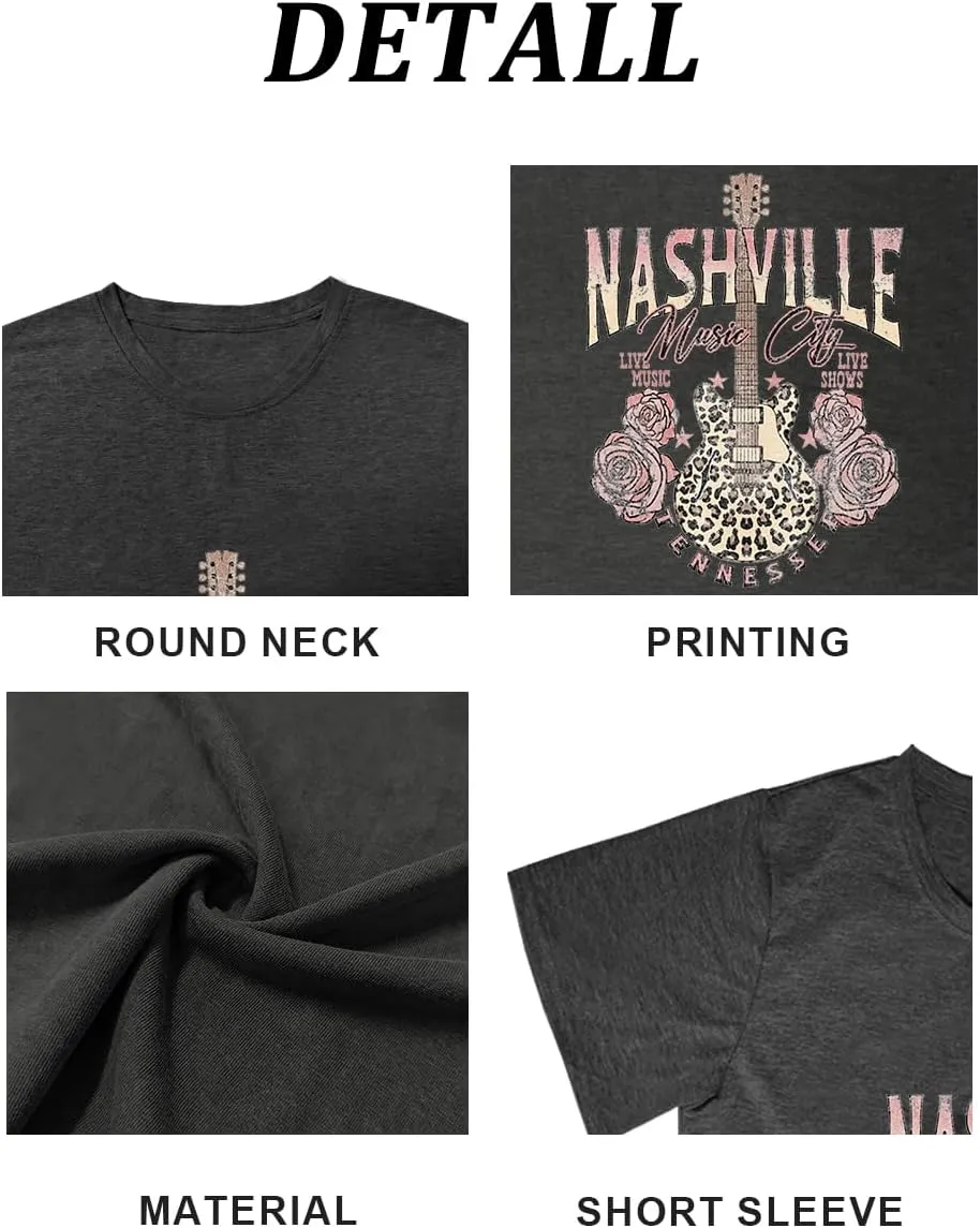 Try That in A Small Town Shirt Women Vintage Country Music T Shirts Rock Band Tees Short Sleeve Tops