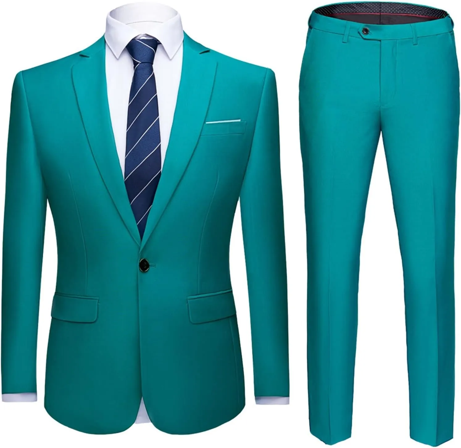 Tuxedos Men Suits Green 2 Piece Suit Wedding Men's Suit Set Formal Suit Jacket Pants Slim Business