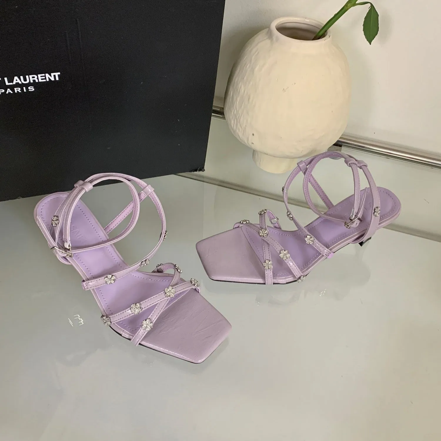 Twilight Blossom Heels