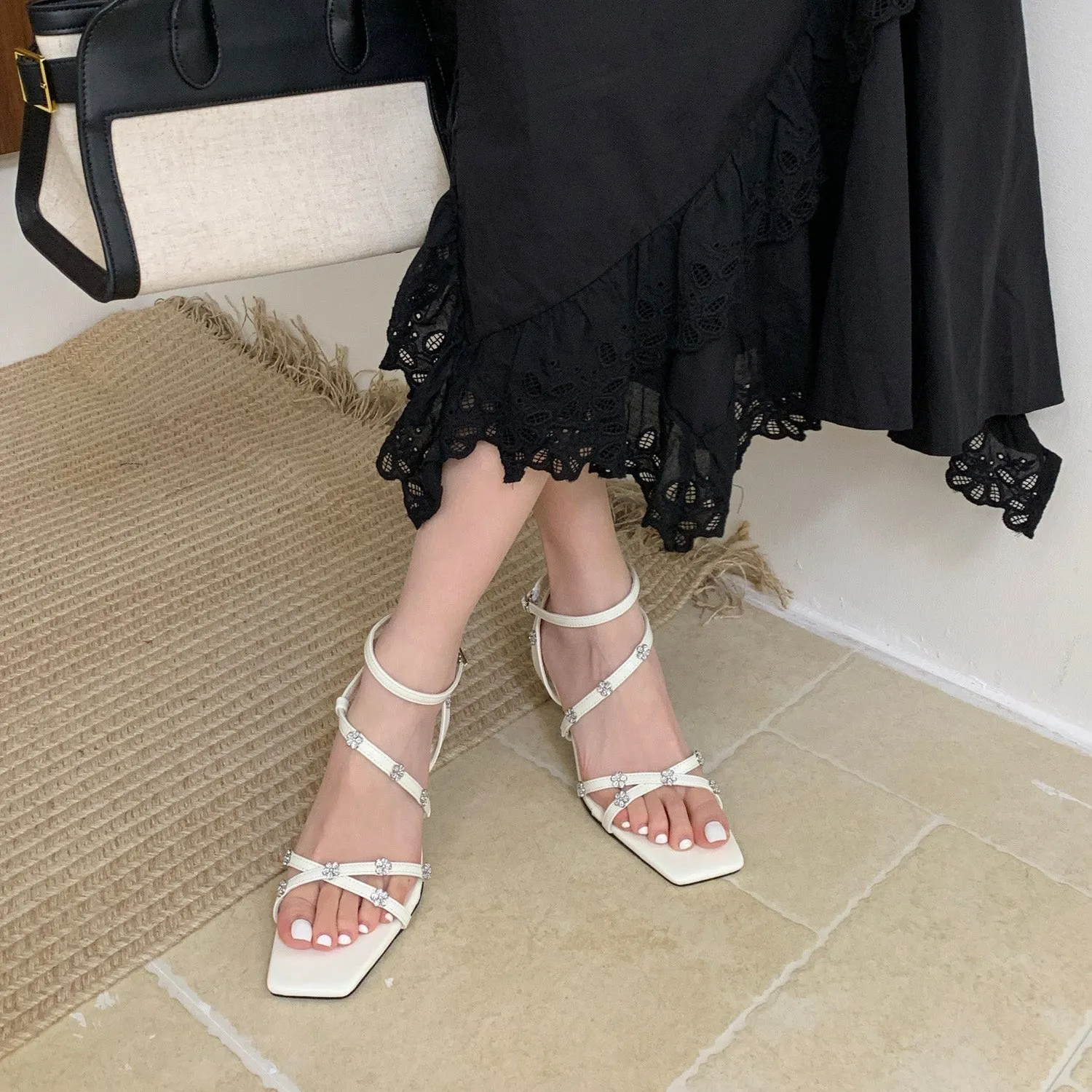 Twilight Blossom Heels