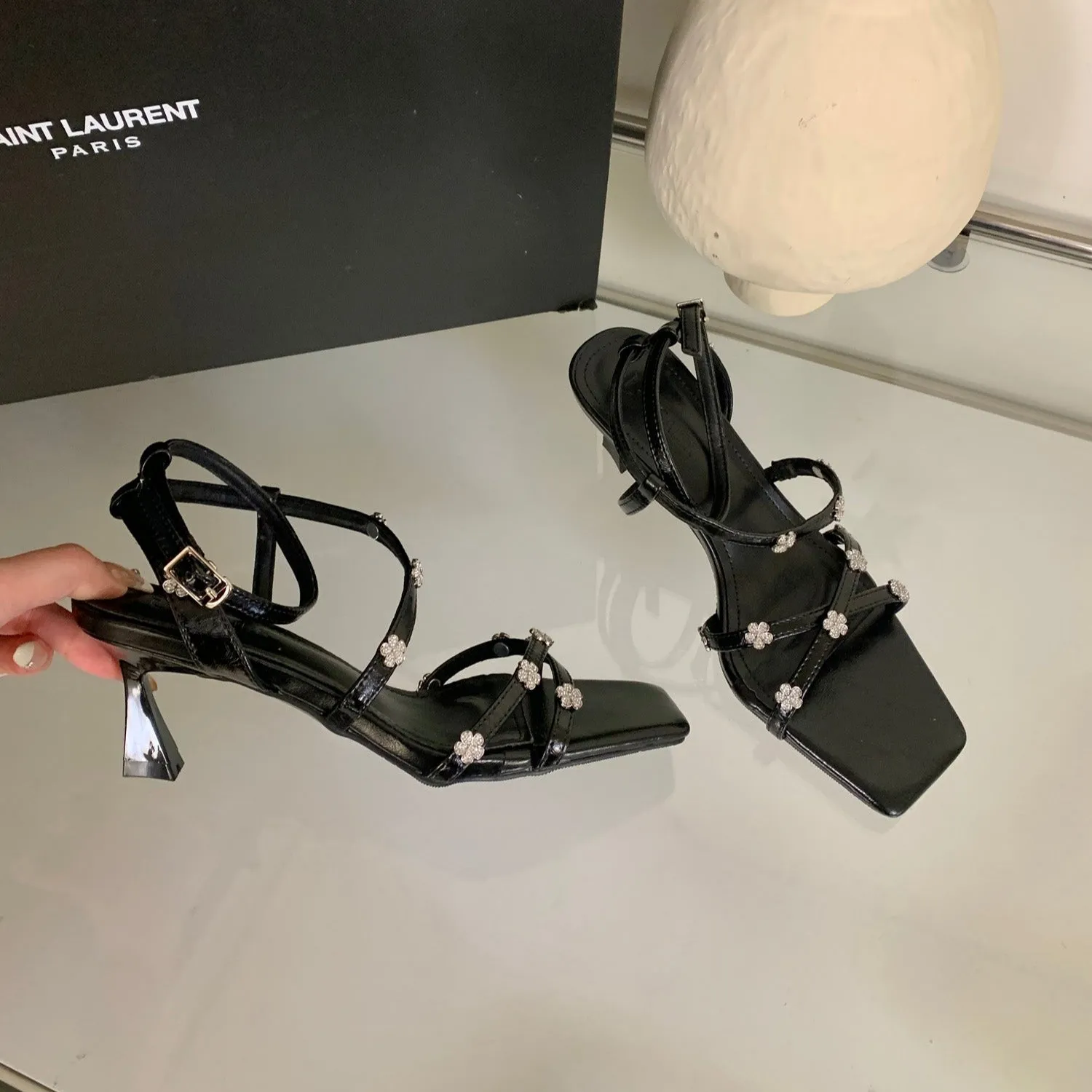 Twilight Blossom Heels