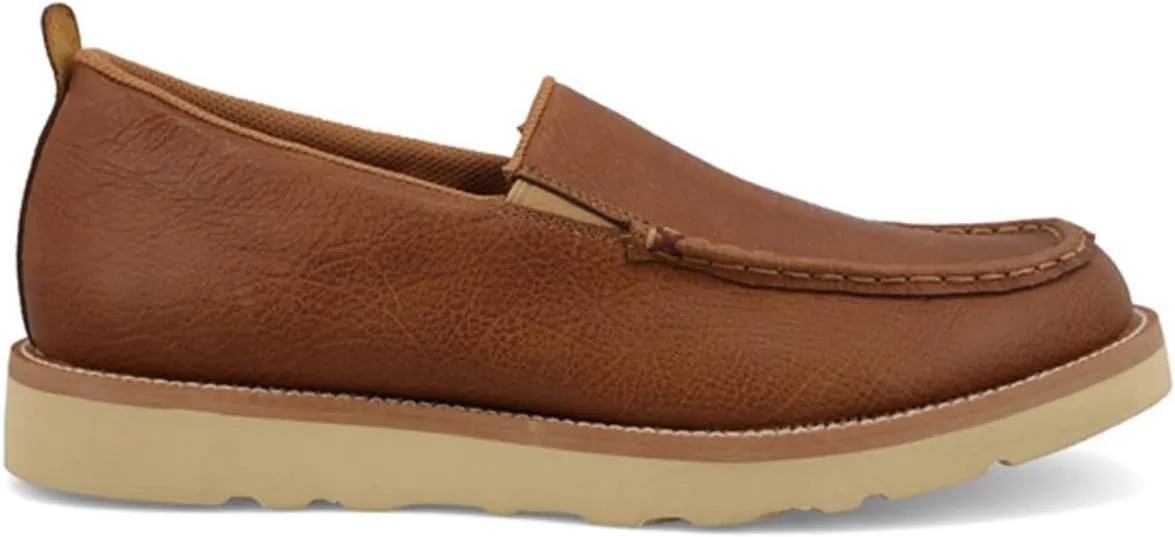 Twisted X Men's Wedge Sole Slip-On, Moc Toe