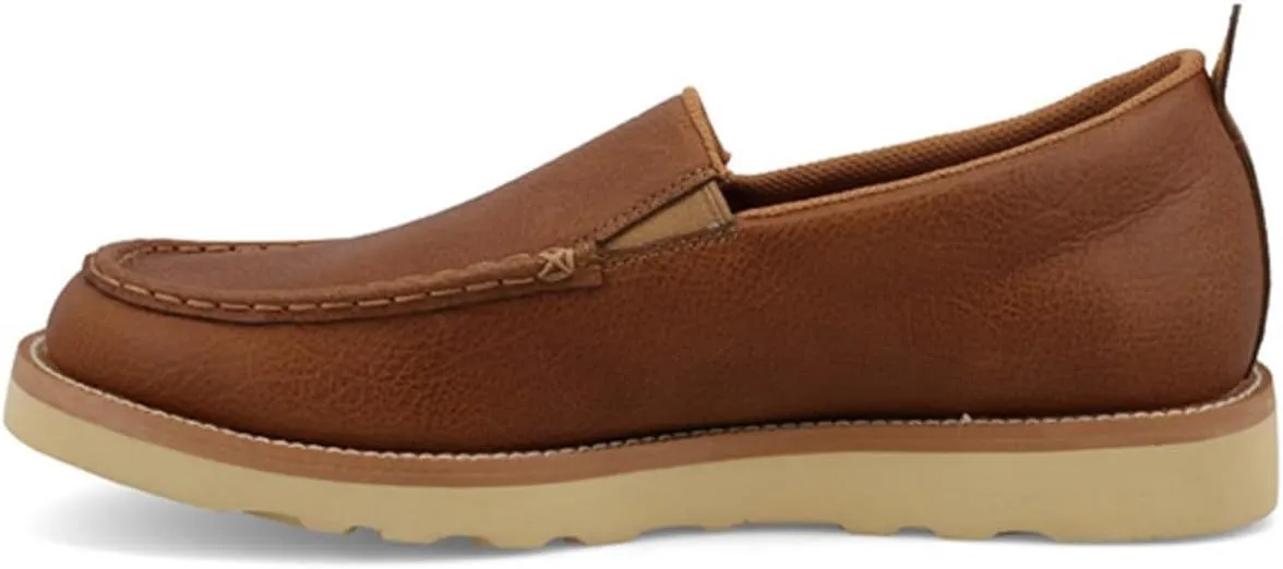 Twisted X Men's Wedge Sole Slip-On, Moc Toe