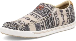 Twisted X Women's Hooey Slip-On Loper, Moc Toe, Taupe & Black, 7.5 M