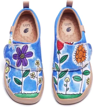UIN Kid's Casual Slip-on Canvas Loafers Boys Girls Shoes Fashion Sneakers Funny Painted Travel Shoes