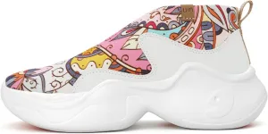 UIN Women's High Top Knitted Chunky Sneakers Casual Lightweight Comfort Dad Shoes Palma Ⅱ