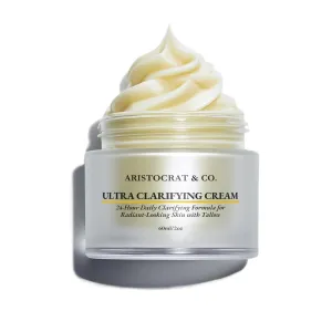 Ultra Clarifying Cream – Grass Fed Precision Blend Amish Tallow Body Butter for Face & Skin, Toning Whip for Skin Elasticity, Smooth & Radiant Skin, Nourishing Texture Boosting Balm, 2oz
