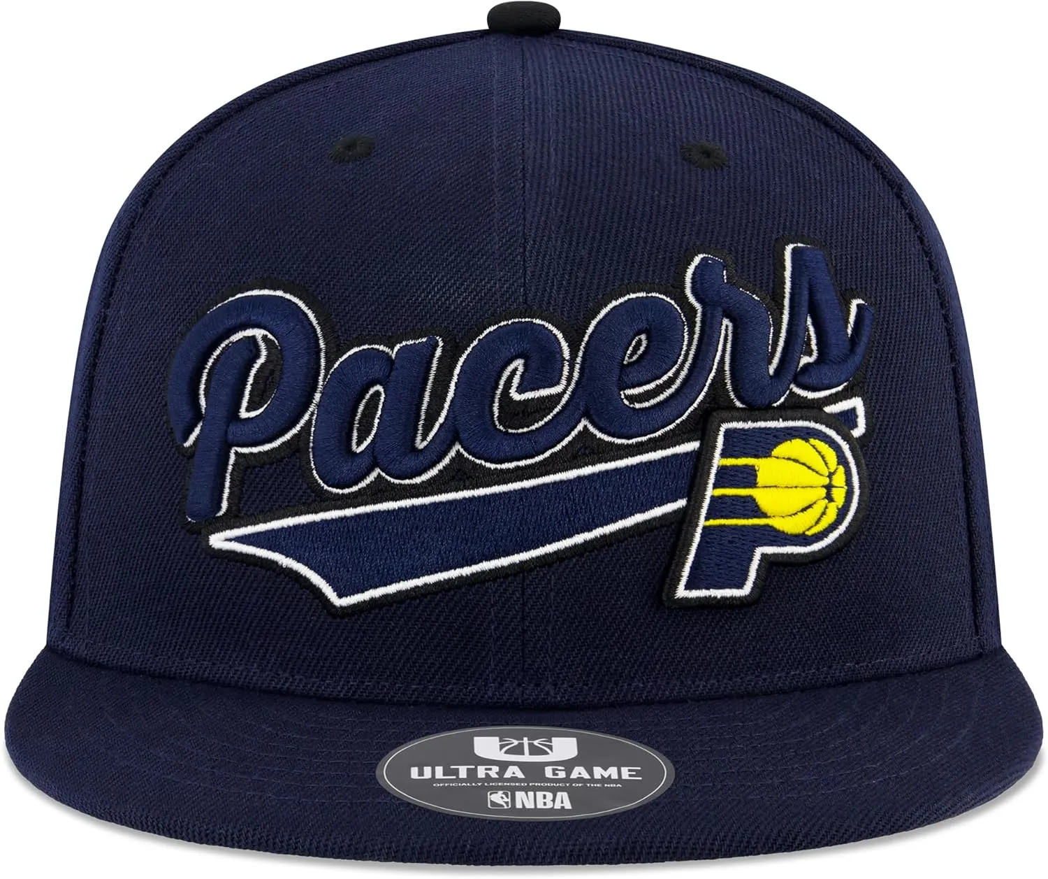 Ultra Game Men's NBA Official Snap Back 3D Embroidered Team Logo Baseball Cap Hat