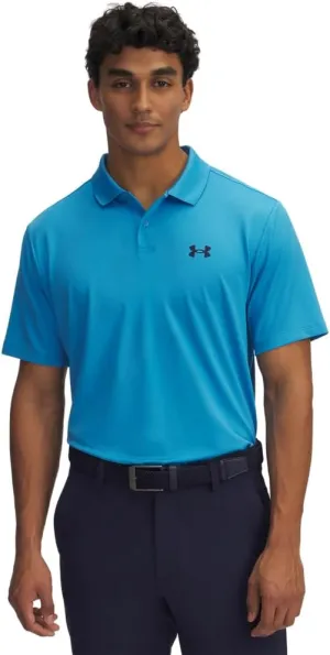 Under Armour Men's 3.0 Polo, Ether Blue/Midnight Navy