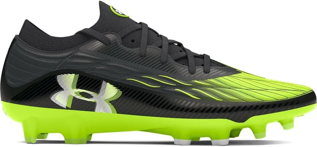 Under Armour Mens UA Magnetico Elite 4 FG Soccer Cleats - Customized Fit and Control 14 Black/White