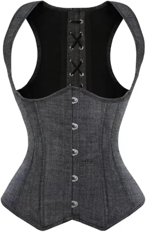 Underbust Corsets for Women Top Plus Size Vintage Waist Cincher Bodyshaper Vest