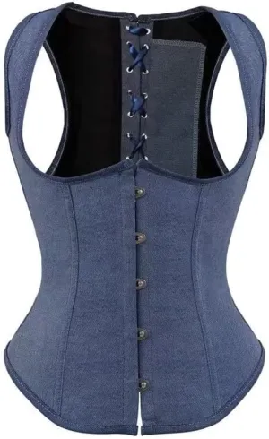 Underbust Corsets for Women Top Plus Size Vintage Waist Cincher Bodyshaper Vest