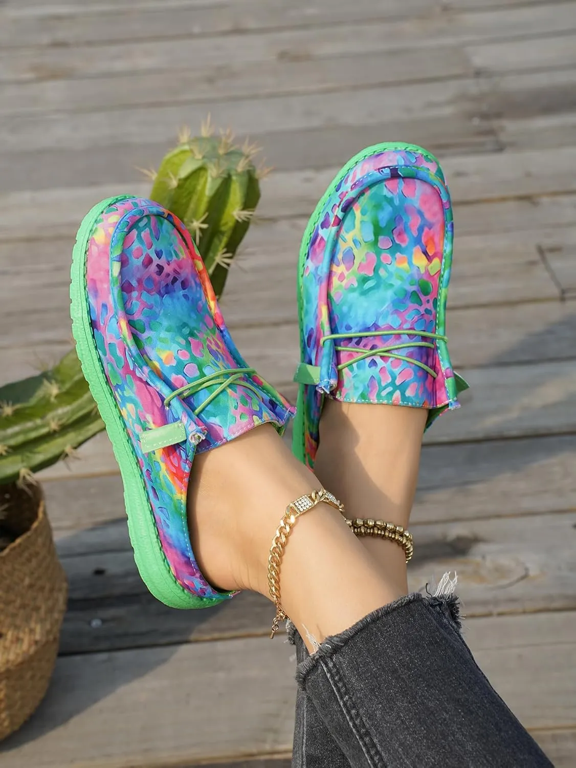Unisex-Adult Sunflower Floral Canvas Loafers Comfortable Boat Shoes Easy Slip On Lightweight Deck Shoes Elastic Laces Outdoor Flat Walking Shoes Breathable Drving Shoes Sneakers for Women Men