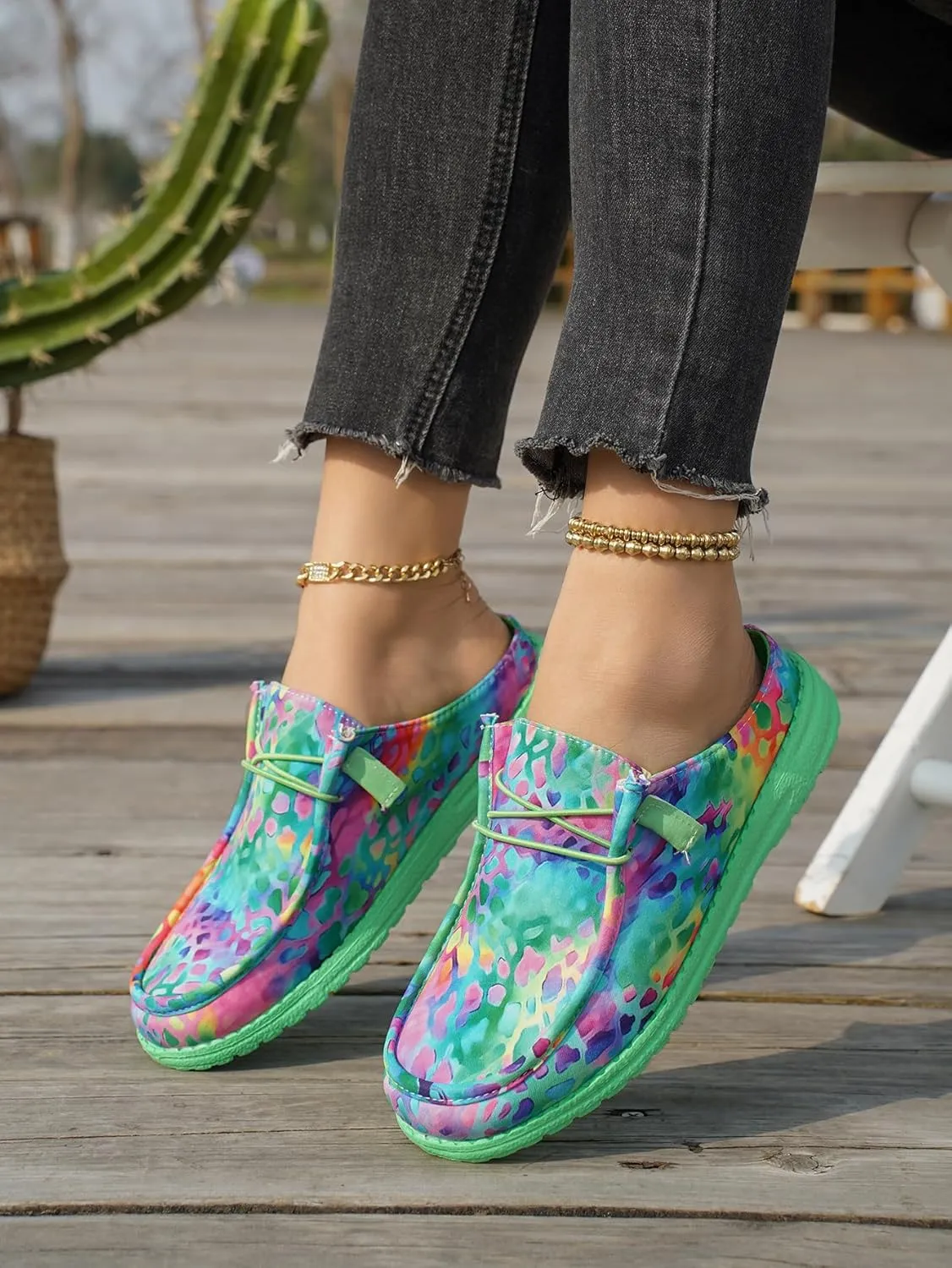Unisex-Adult Sunflower Floral Canvas Loafers Comfortable Boat Shoes Easy Slip On Lightweight Deck Shoes Elastic Laces Outdoor Flat Walking Shoes Breathable Drving Shoes Sneakers for Women Men