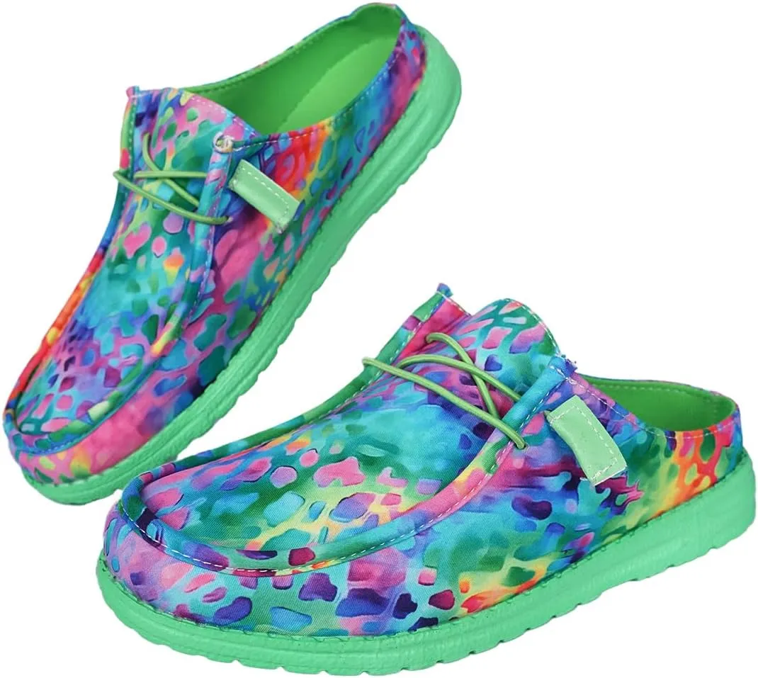 Unisex-Adult Sunflower Floral Canvas Loafers Comfortable Boat Shoes Easy Slip On Lightweight Deck Shoes Elastic Laces Outdoor Flat Walking Shoes Breathable Drving Shoes Sneakers for Women Men