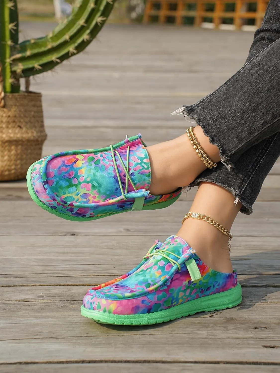 Unisex-Adult Sunflower Floral Canvas Loafers Comfortable Boat Shoes Easy Slip On Lightweight Deck Shoes Elastic Laces Outdoor Flat Walking Shoes Breathable Drving Shoes Sneakers for Women Men
