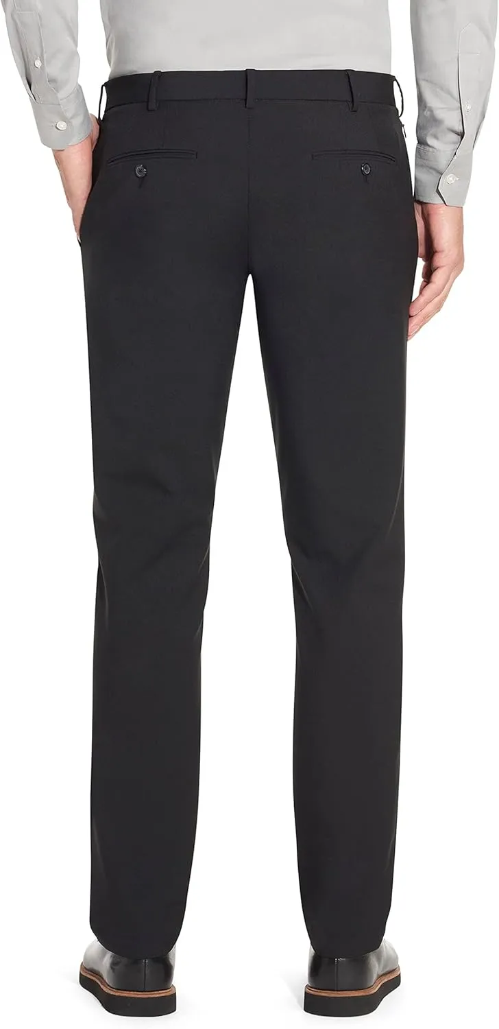Van Heusen Men's Slim Fit Flex Flat Front Pant
