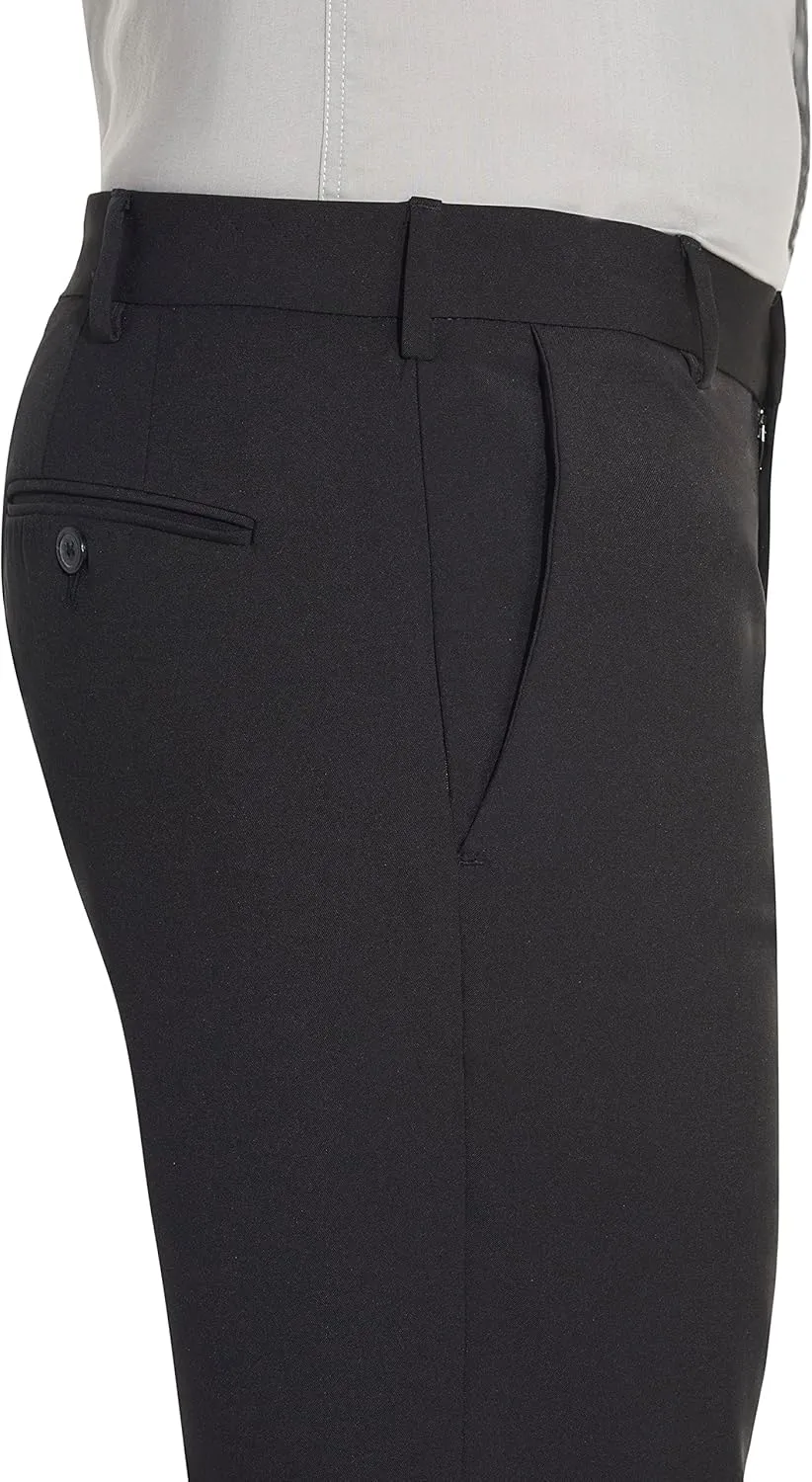 Van Heusen Men's Slim Fit Flex Flat Front Pant