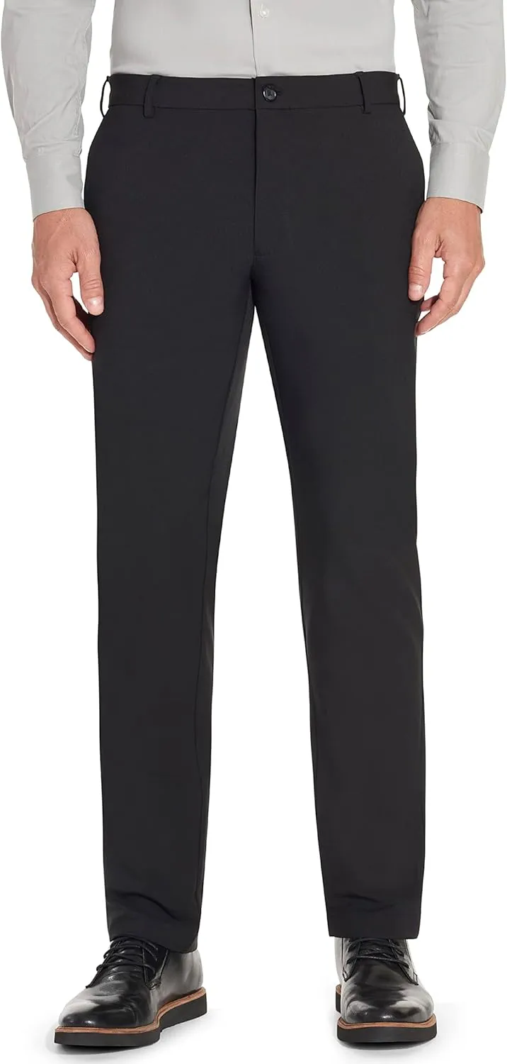 Van Heusen Men's Slim Fit Flex Flat Front Pant