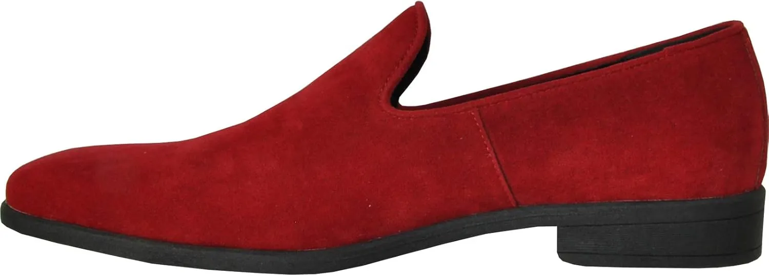 VANGELO Men Dress Shoe Vallo-3 King-5 Loafer Slip-on Formal Tuxedo Prom Wedding Ortholite Insole Medium and Wide Width