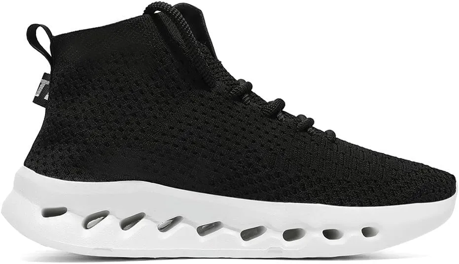 VAXAV Fashion Lightweight High Top Mesh Casual Running Sneakers Breathable Jogging Walking Shoes (6.5-12.5)
