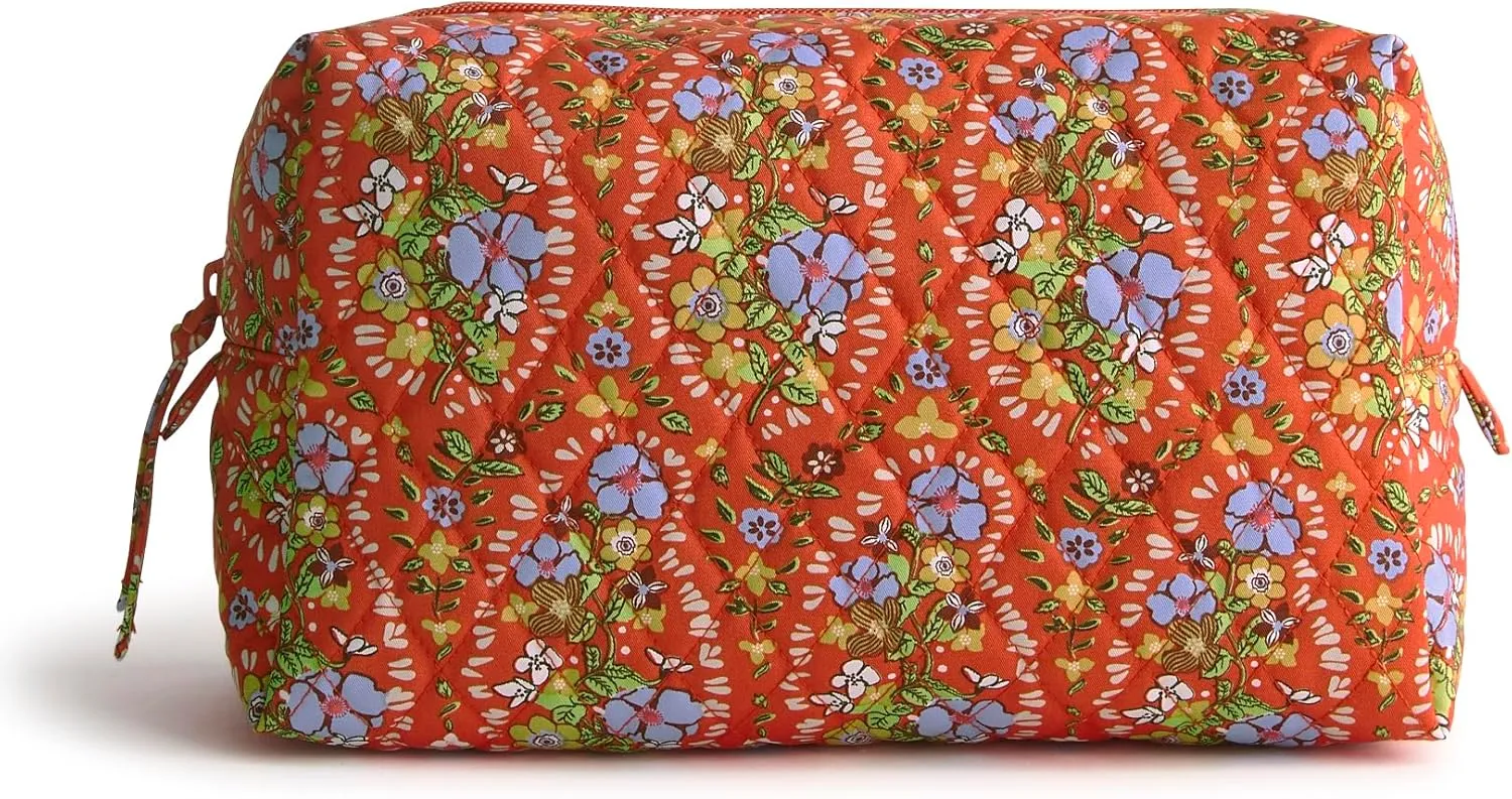 Vera Bradley Women's Cotton Large Cosmetic
