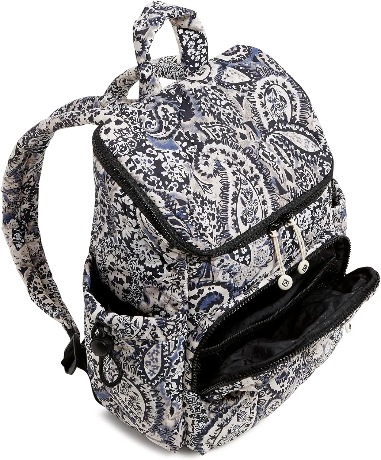 Vera Bradley Women's Featherweight Backpack Bookbag, Stratford Paisley, One Size