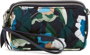 Vera Bradley Women's Performance Twill All in One Crossbody Purse with RFID Protection